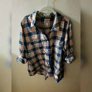Old Navy plaid long sleeve 💖